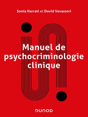 cover image of Manuel de psychocriminologie clinique